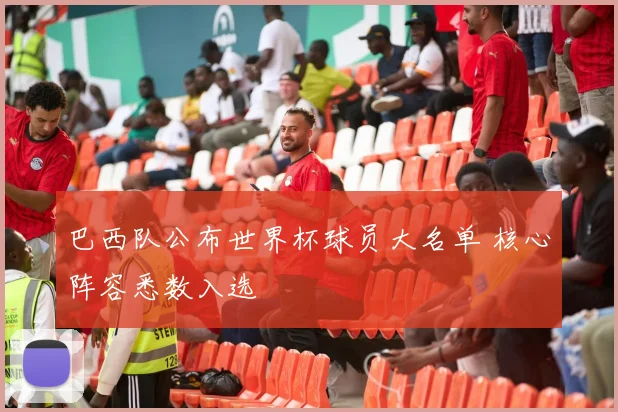 巴西队公布世界杯球员大名单 核心阵容悉数入选